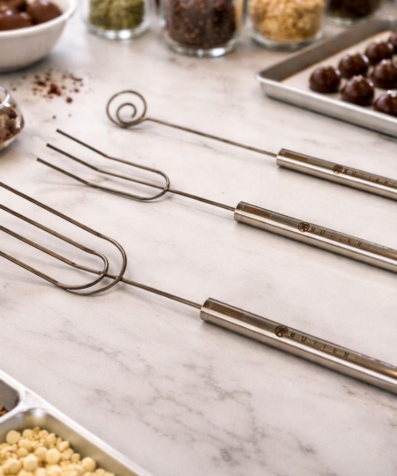 Set de 3 tenedores para chocolatería
