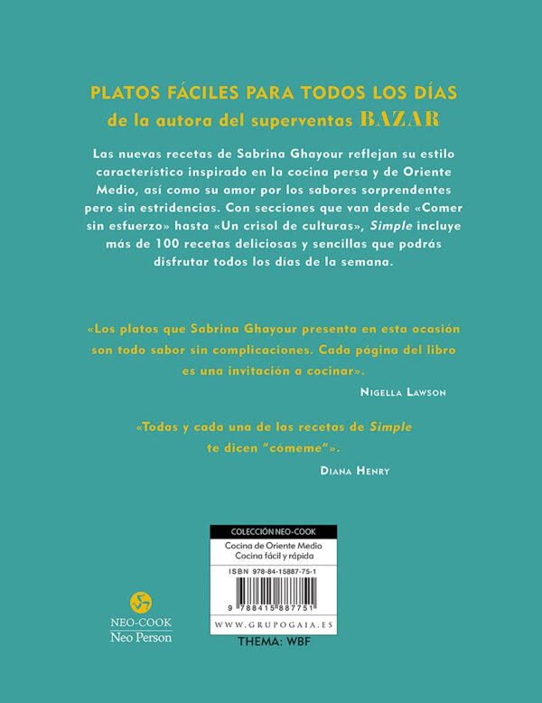 SIMPLE de Sabrina Ghayour - Imagen 4