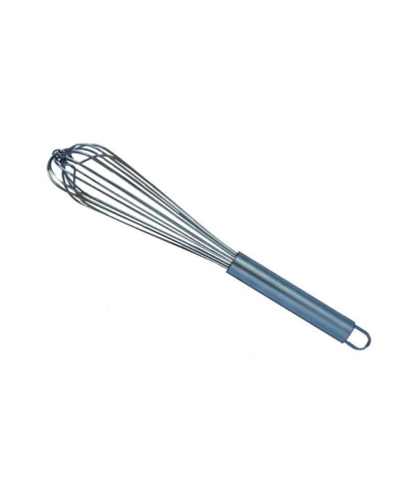 Batidor de acero inoxidable 12 varillas 25 cm