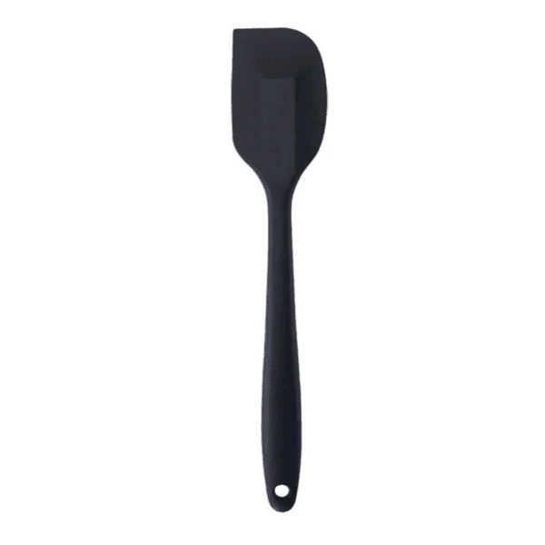 Espátula de silicona negra mediana