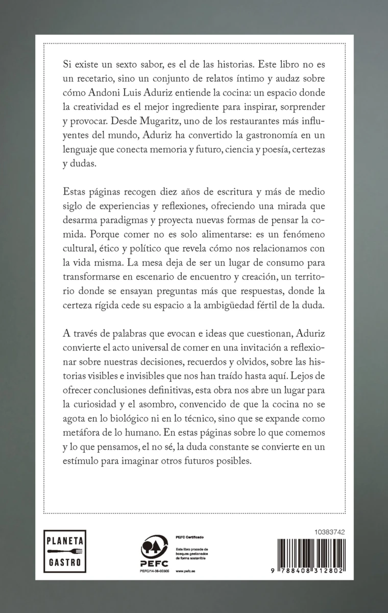 No sé. Y otras certezas (Ensayo) Sobre lo que comemos y lo que somos - Imagen 2